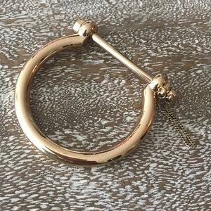 Rose Gold Shackle Screw Cuff Bracelet